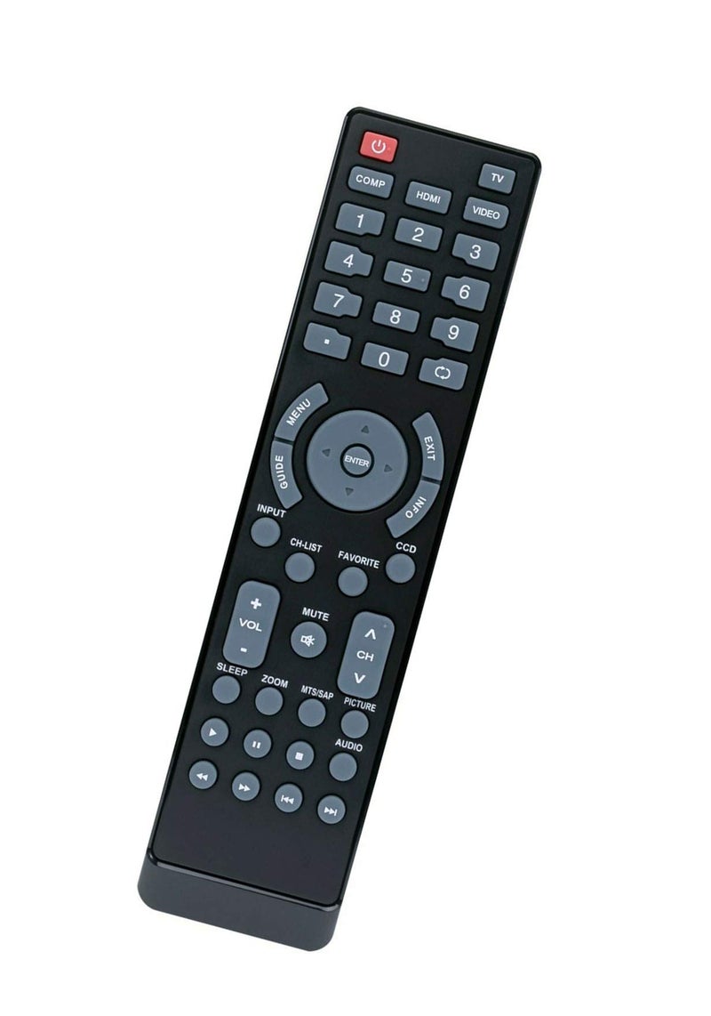 JustFine Replaced Remote Control Compatible for Insignia NS19E720A12B NSRC01A12 NS-F24TV NS-L32X-10A NS-22E455C11 NS-L32Q-10A NS-32L430A11 NS-37L550A11 NS-42L550A11 NS-46L550A11 LED LCD HDMI HDTV TV - Image 1